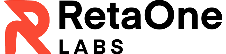 RetaOne Labs Logo with Dark Text